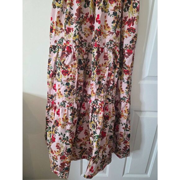 Anthropologie Maeve The Somerset Maxi Dress In Pink Floral S - Picture 10 of 11